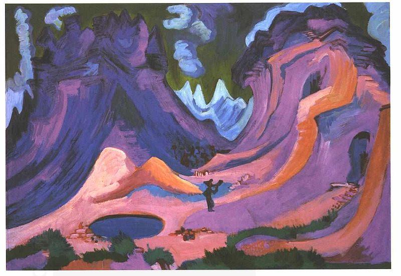 Ernst Ludwig Kirchner The Amselfluh China oil painting art